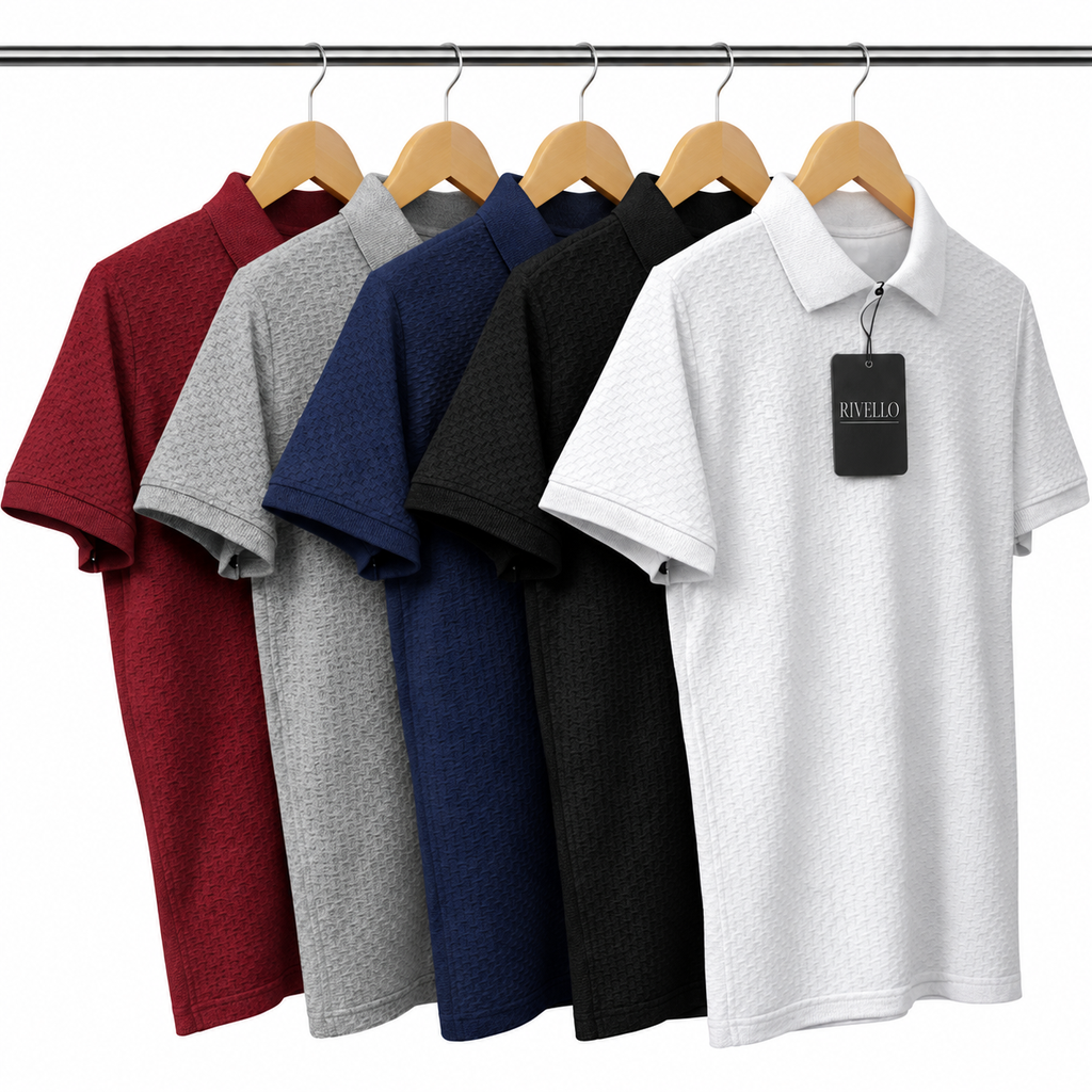 Kit com 5 polos Polo Elegant - imagem 1